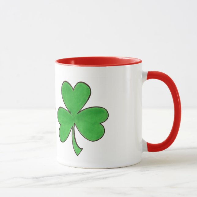 Mug Kiss Me Je suis Irlandais St. Patrick's Day Shamro (Droite)
