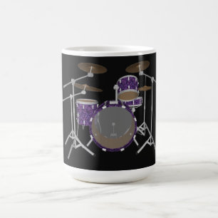 Mug Kit de tambour de jazz : Ensemble de tambours de v