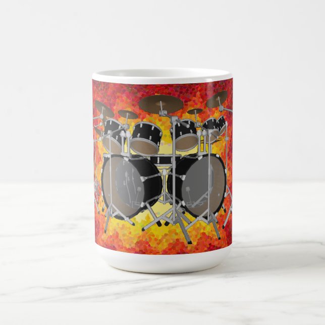 Mug Kit et graphiques de tambour de 10 morceaux : (Centre)