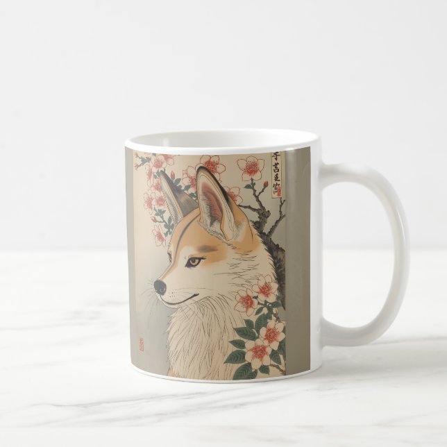 Mug Kitsune & cherry blossom (Droite)