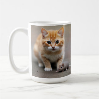 Mug Kitten and Mouse