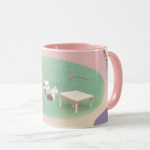 Mug Kitten détente dans le salon