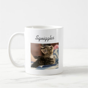 Mug Kitty Cat Photo, Nom et Empreinte