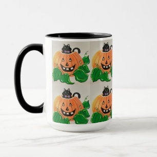 Mug Kitty en Citrouille Candy Jar