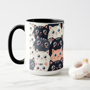 Mug Kitty Kat Kaleidoscope