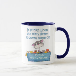 Mug Kitty Litter pue