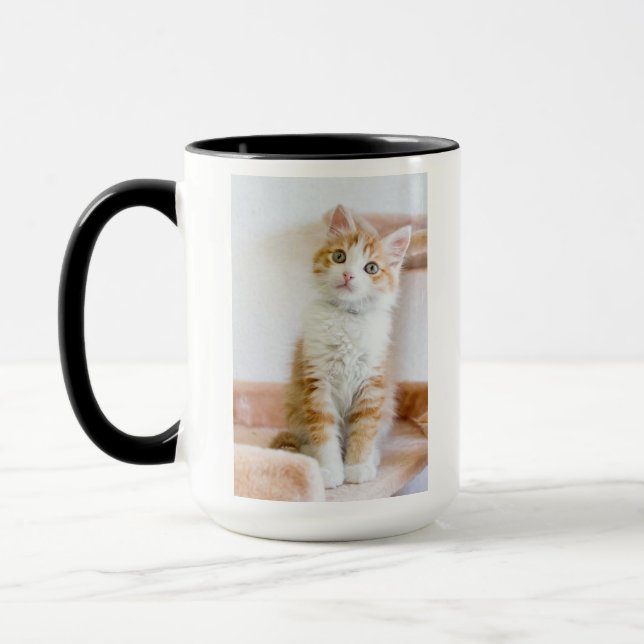 Mug Kitty observé par bleu doux (Gauche)
