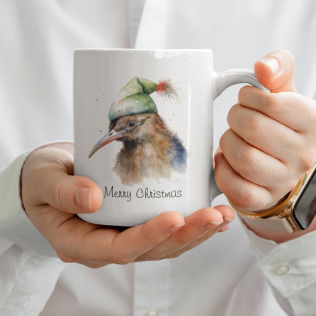 Mug Kiwi de Noël cosy, coutume (Créateur téléchargé)