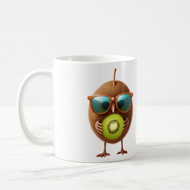 Mug Kiwi Fun Vacances Gaie Vacances Tropical Boissons  (Gauche)