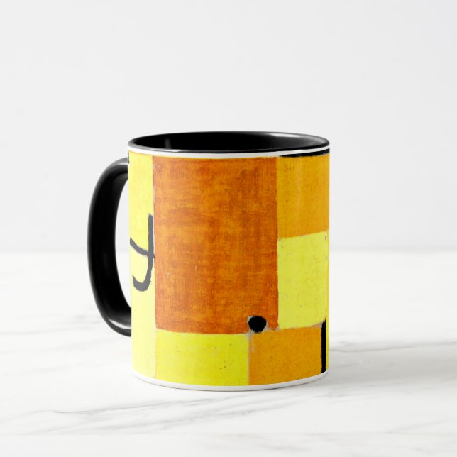 Mug Klee - Caractères en Jaune (Devant gauche)