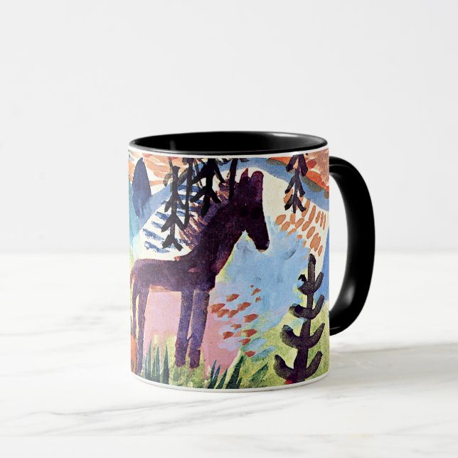 Mug Klee - Le Cheval, célèbre peinture (Devant droit)