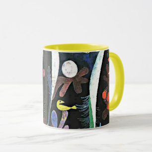 Mug Klee - Paysage aux oiseaux jaunes