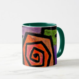 Mug Klee - Roses héroïques, oeuvre abstraite