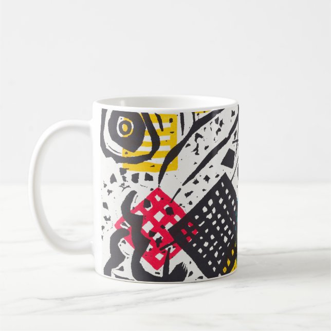 Mug Kleine Welten V (Small Worlds V) Wassily Kandinsky (Gauche)
