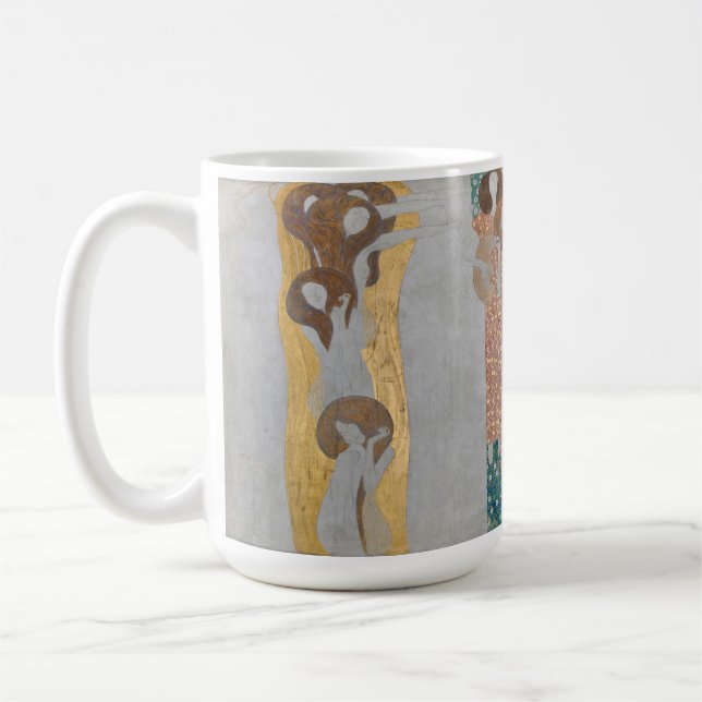 Mug Klimt Beethoven Frise Anges Baiser Beaux-Arts (Gauche)