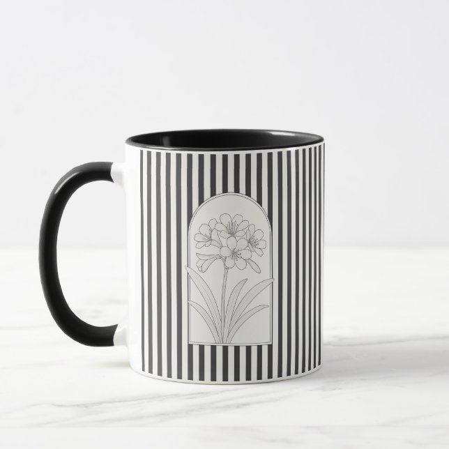 Mug Klivia Elegant Flower Botanical (Gauche)