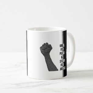 Mug Kneel for Peace and Stand for Justice