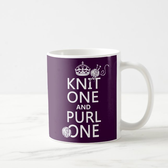 Mug Knit un et maille une (Droite)