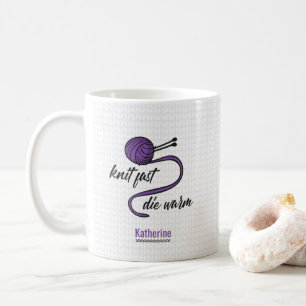 Mug Knit Violet Rapide, Mourir Chaud