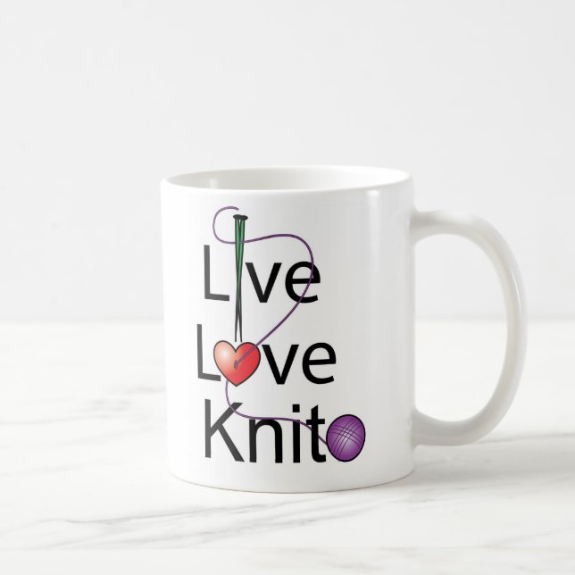 Mug Knit vivant d'amour (Droite)