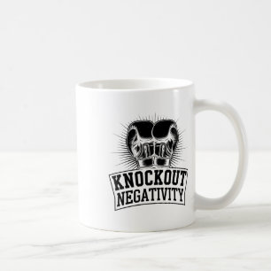 Mug Knockout Négativité Boxer Sports Force Gym Athl