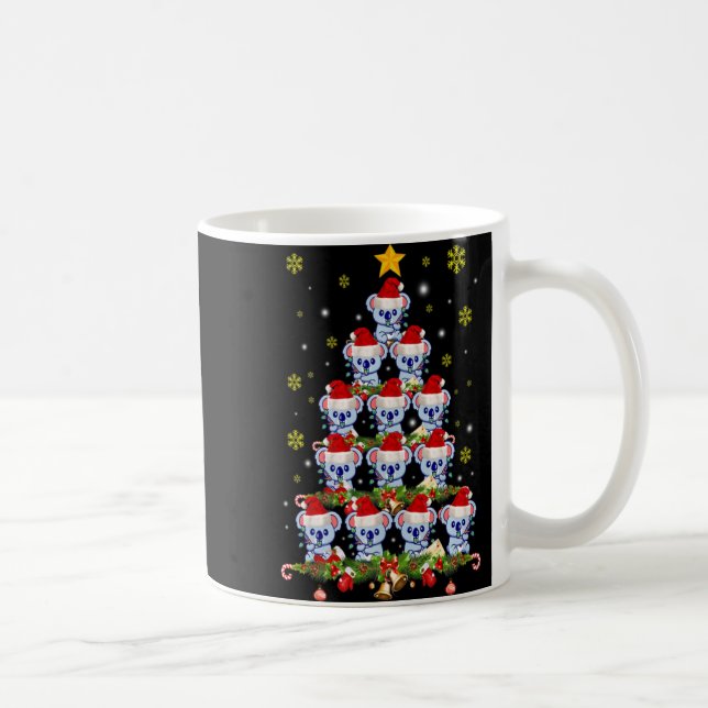 Mug Koala Animal Xmas Koala Christmas Tree T Shirt  (Droite)