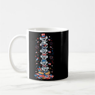 Mug Koala drôle drapeau américain États-Unis Jour de l