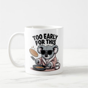 Mug Koala grumpy dans les lunettes de soleil faire des