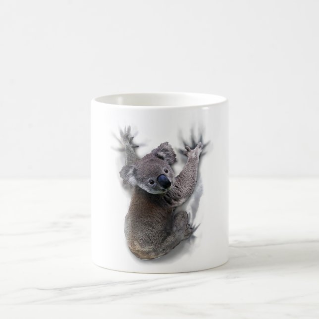 Mug Koala Hang Sur Le Dos Cute Ours Australie Animal (Centre)