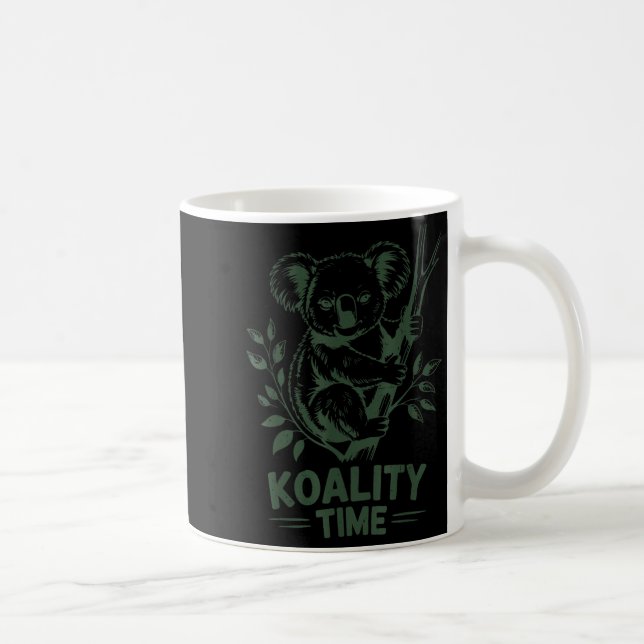 Mug Koality Time Funny Koala Bear Sleep Men Women Girl (Droite)