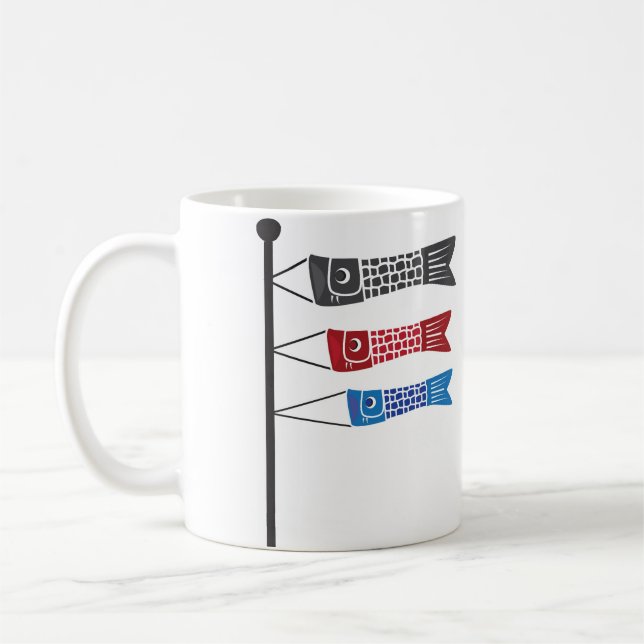 Mug Koinobori ou banderoles de carpe (Gauche)