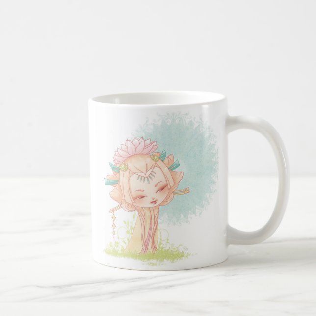 Mug Kokeshi Lotus (Droite)