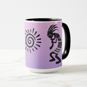 Mug Kokopelli Avec Symbole Sun Amérindien