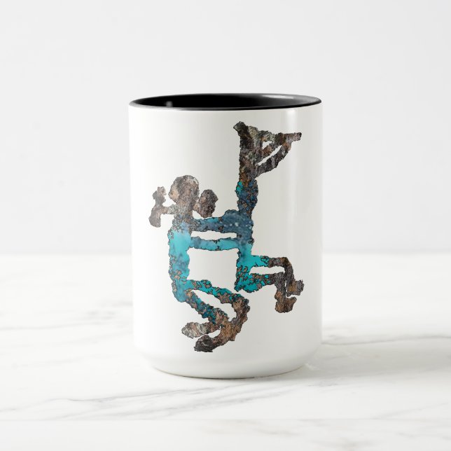 Mug Kokopelli et Petroglyph féminin (Centre)