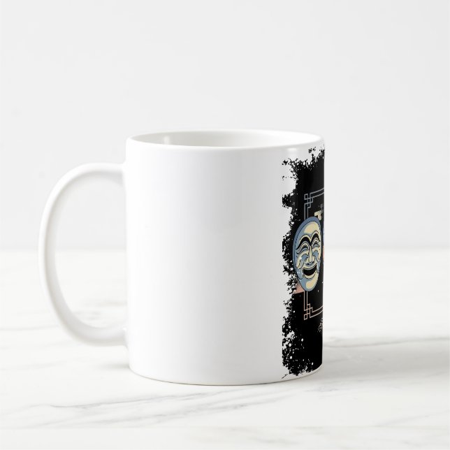 Mug Korean Traditional Masks (Tal) (Gauche)