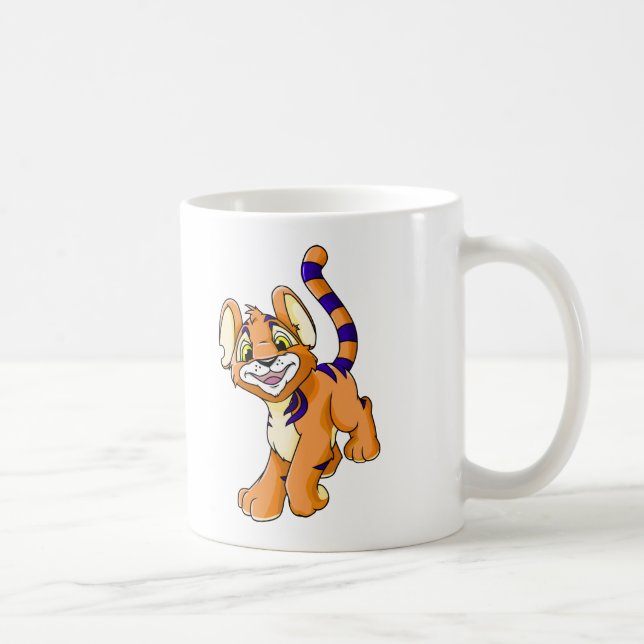 Mug Kougra orange aventureux (Droite)
