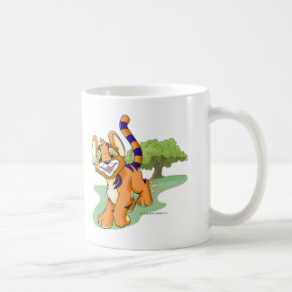 Mug Kougra orange aventureux sur l'île de mystère
