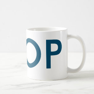 Mug Kpop Cadeau pour fan de musique bleu marine