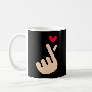 Mug Kpop Coréen Doigt Il Symbole Je t'aime Saranghae