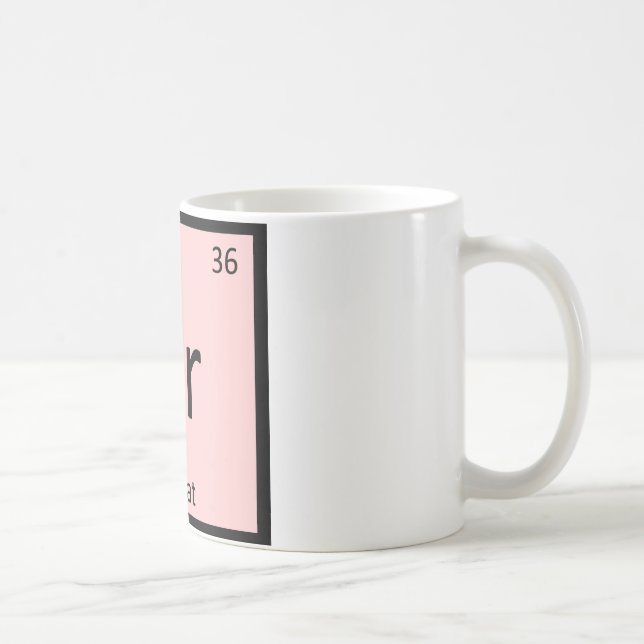 Mug Kr - Chat Korat Chimie Élément du tableau périodiq (Droite)
