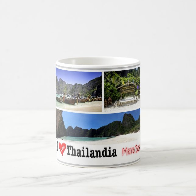 Mug Krabi - Maya Bay - Thaïlande - I Love - (Centre)