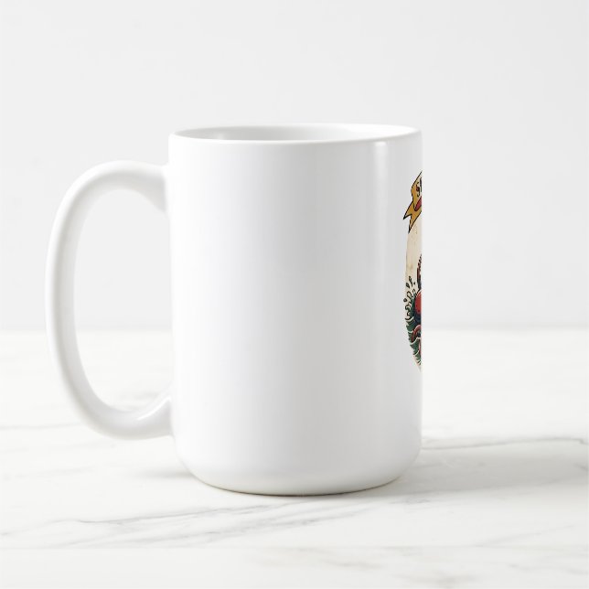 Mug Kraken Pirate Tatouage Flash Drôle Nautique (Gauche)