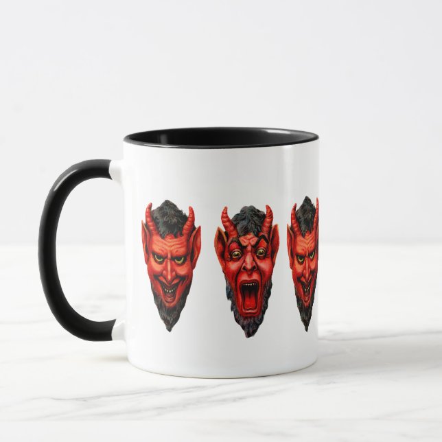 Mug Krampus de culture vintage (Gauche)