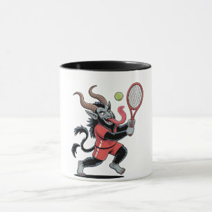 Mug Krampus Tennis Christmas Court Démon Tennis