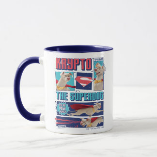 Mug Krypto Les Panneaux De Bande Dessinée Super-Chien