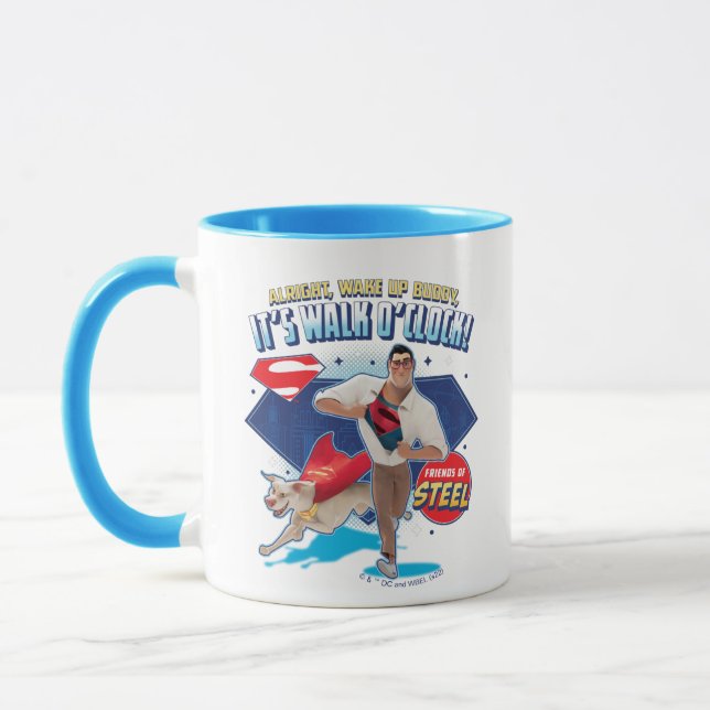 Mug Krypto & Superman - C'est Walk O'Clock ! (Gauche)