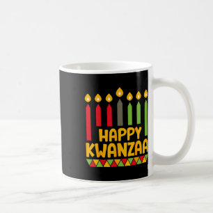 Mug Kwanza 2024 Noël Afro-américain enfants femmes Hap