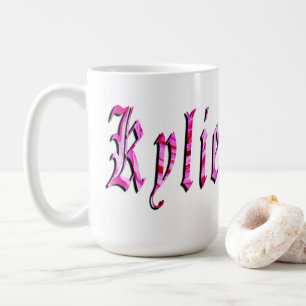 Mug "Kylie" Floral Rose Kylie Nom,