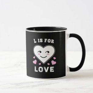 Mug L C'est pour l'amour Anniversaire Saint Valentin J