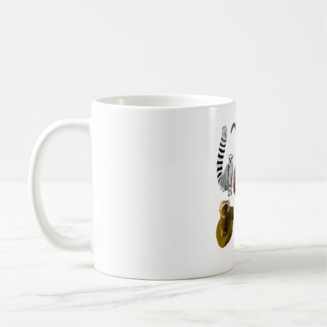 Mug L est pour Lemur (Gauche)
